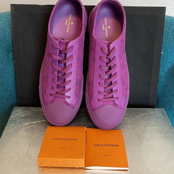 Final price Louis Vuitton tattoo sneakers new bright vivid monogram shoes new - Picture 11 of 11